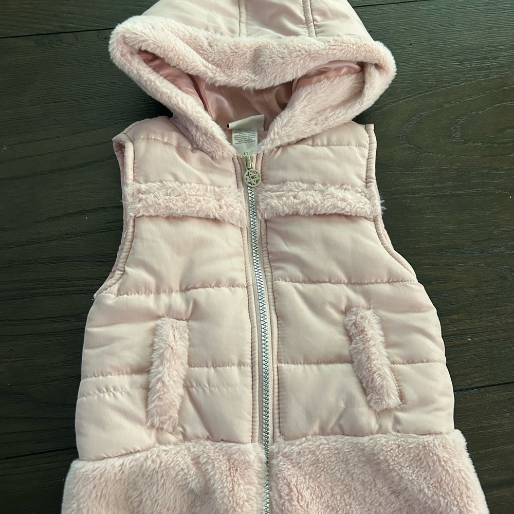 Nicole Miller girls pink vest